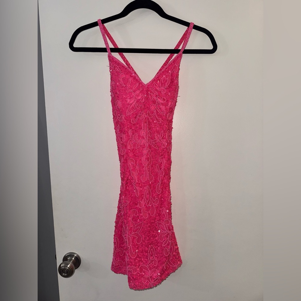 Primavera couture mini beaded Dress